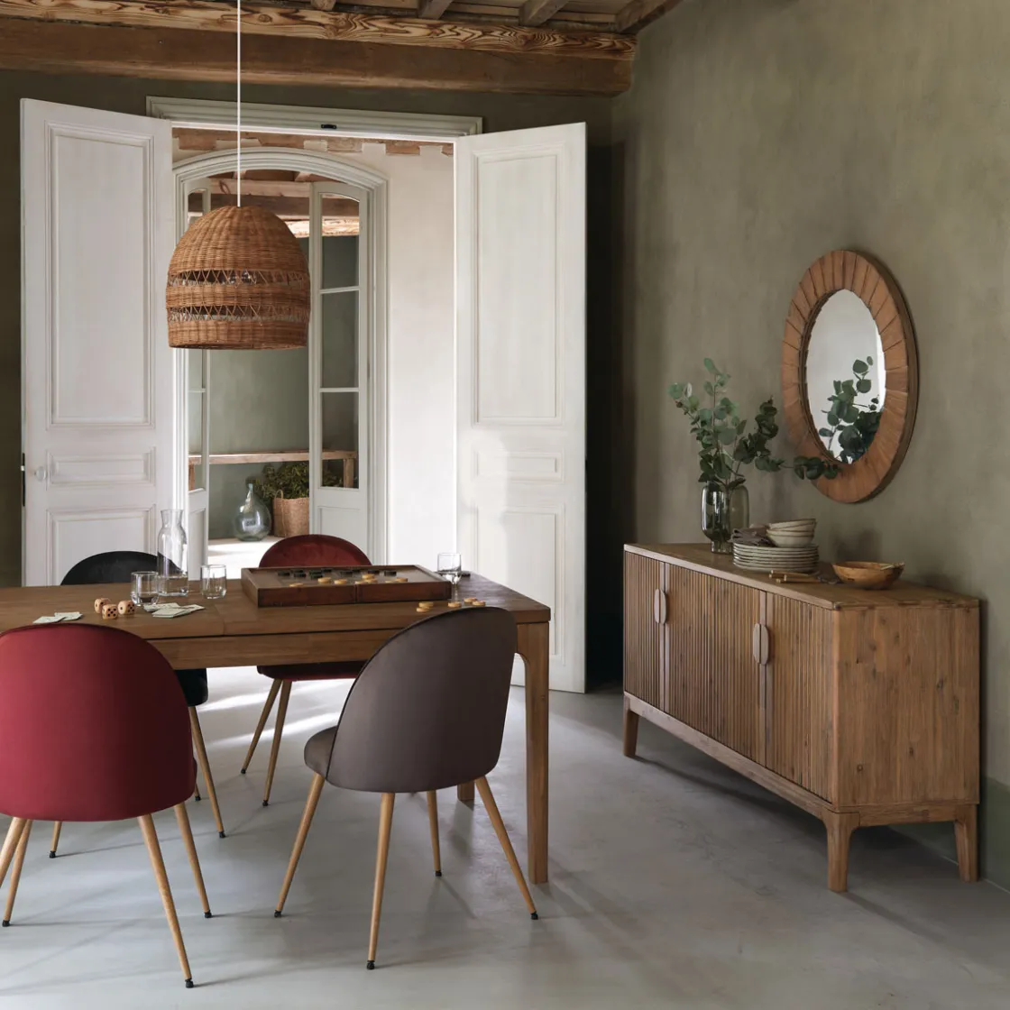 atmosphera Aparadores Y Consolas|Estilo Rústico>Aparador SABOR marrón de madera acacia