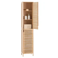 5five Muebles Con Lavabo Y Auxiliares>Armario Alto P/Baño Sicela 34x24x170Cm