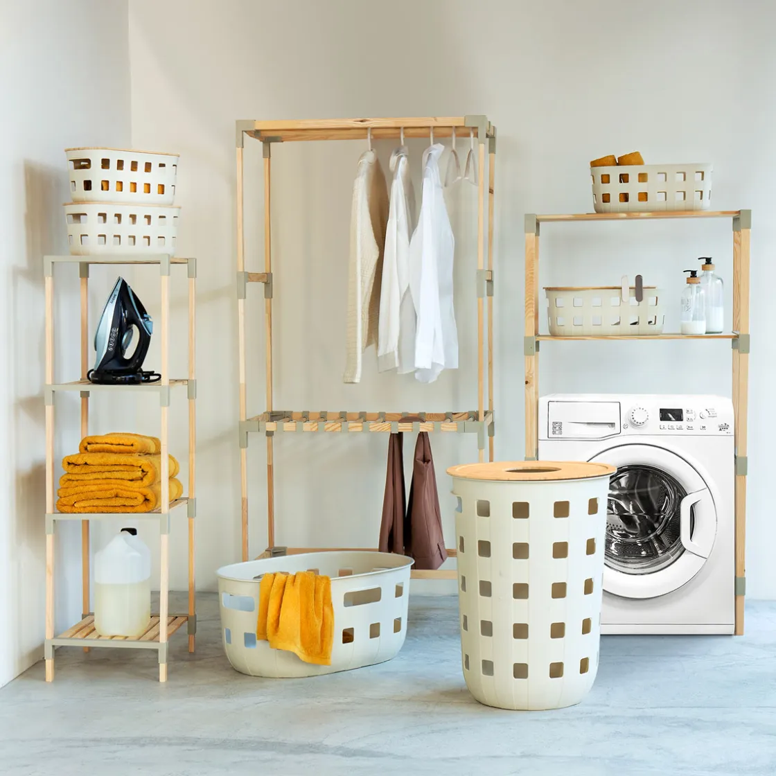 Armarios, Estantes Y Estanterías.>Armario beige de madera