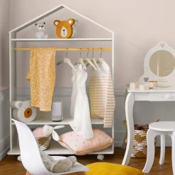 atmosphera4kids Montessori>Armario C/Barra Montessori 78x39x126Cm