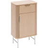 5five Muebles Con Lavabo Y Auxiliares>Armario con 1 puerta y cajón LIORA marrón