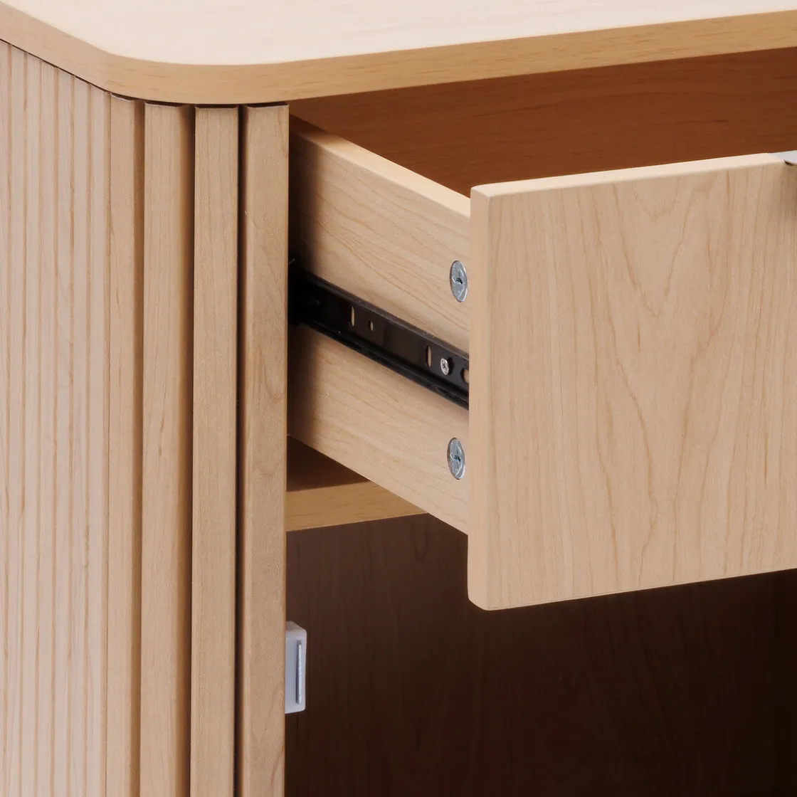 5five Muebles Con Lavabo Y Auxiliares>Armario con 1 puerta y cajón LIORA marrón