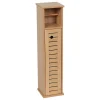 Muebles Con Lavabo Y Auxiliares>Armario portarrollos TRINIDAD de mdf y bambú