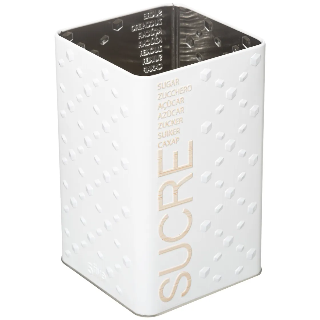 Cajas Y Frascos>Azucarero Scandi Blanco 18x10x10Cm