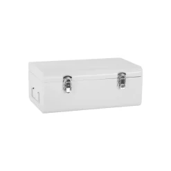 atmosphera4kids Almacenamiento>Baúl De Metal Blanco 39x23x16Cm