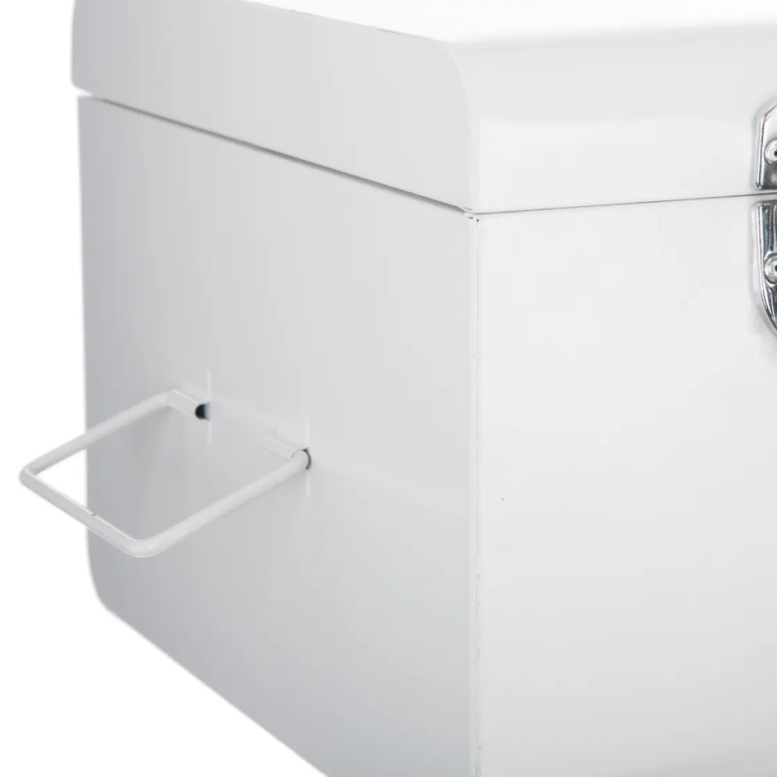 atmosphera4kids Almacenamiento>Baúl De Metal Blanco 39x23x16Cm