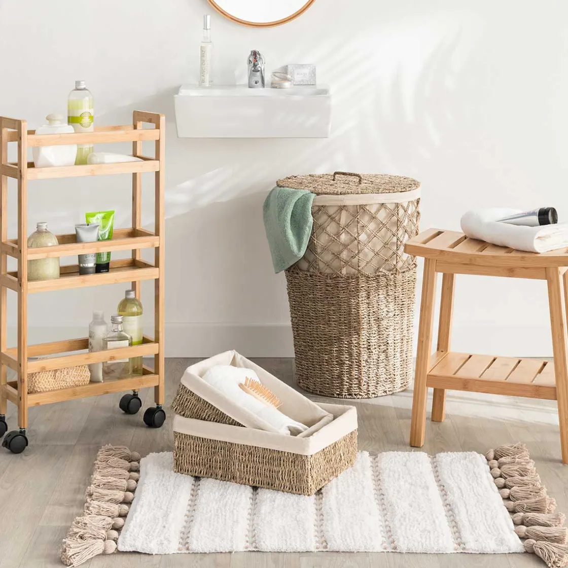 5five Muebles Con Lavabo Y Auxiliares>Banco Multiusos Harmony 46x39.5x2Cm