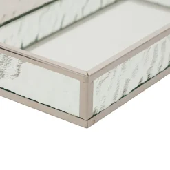 atmosphera Accesorios>Bandeja ANIA plateado 17x28cm