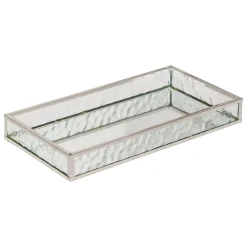 atmosphera Accesorios>Bandeja ANIA plateado 17x28cm