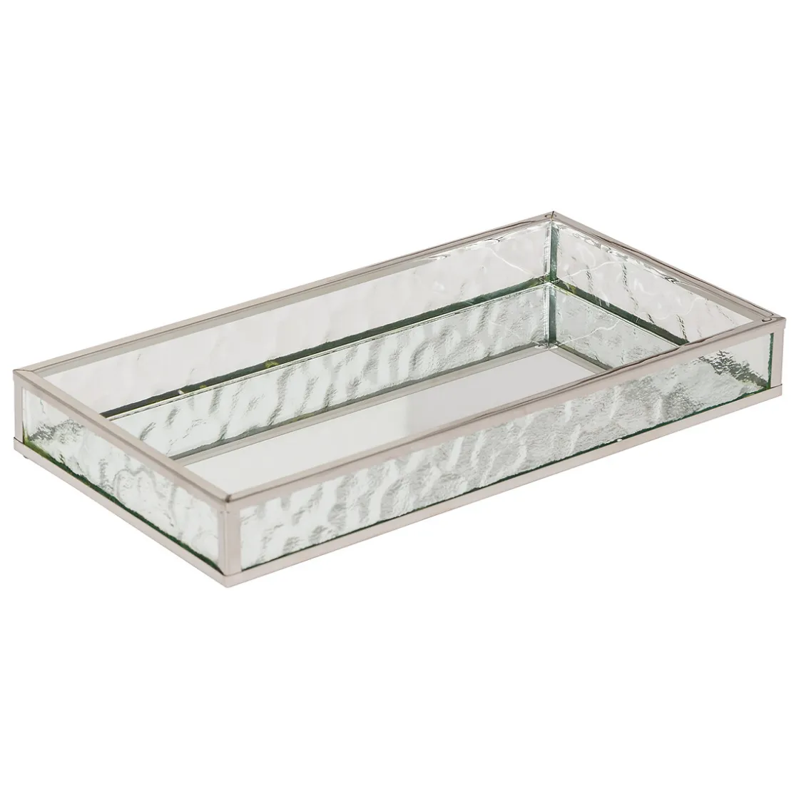 atmosphera Accesorios>Bandeja ANIA plateado 17x28cm