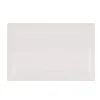 Cuencos, Fuentes Y Ensaladeras>Bandeja blanca Elite de cerámica 30x20Cm