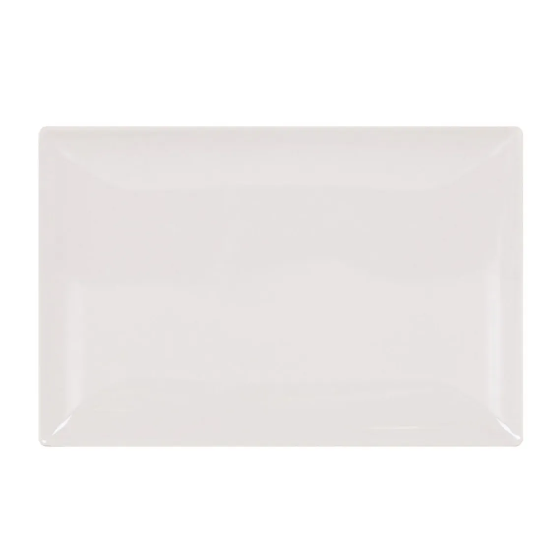 Cuencos, Fuentes Y Ensaladeras>Bandeja blanca Elite de cerámica 30x20Cm