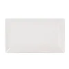 Cuencos, Fuentes Y Ensaladeras>Bandeja ELITE blanca de cerámica 15x25Cm
