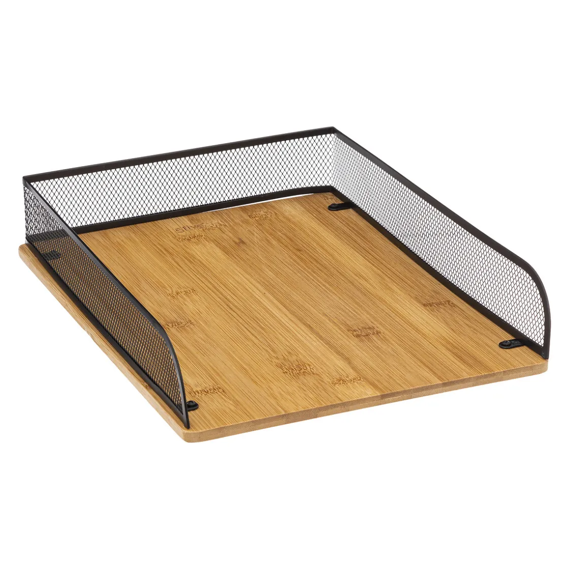 Cajas De Almacenamiento Y Organizadores>Bandeja Organizadora De Metal/Bambú