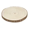 Placas Calefactoras Y Tablas De Cortar>Base Decorativa Redonda De Madera