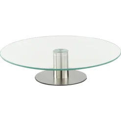 secret d'gourmet Platos Para Tartas, Tartas Y Bombones>Base Giratoria De Vidrio C/Pie 30Cm