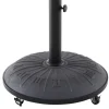 hespéride Parasol Y Bases>Base para parasol hormigón c/ruedas 25kg