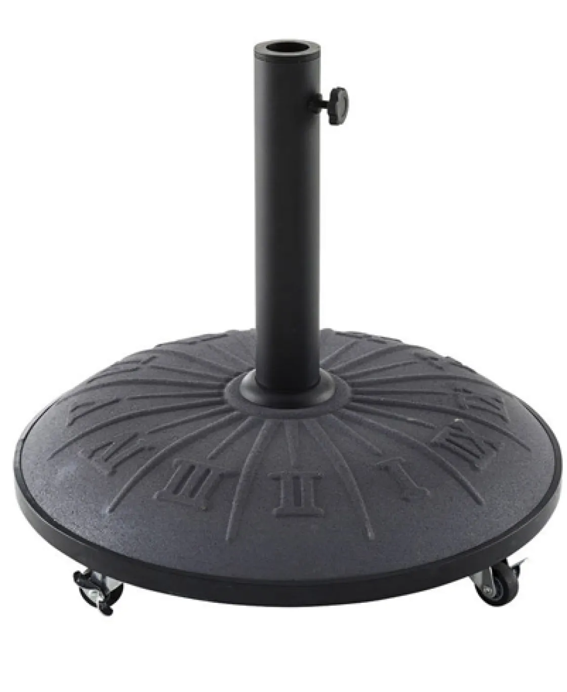 hespéride Parasol Y Bases>Base para parasol hormigón c/ruedas 25kg