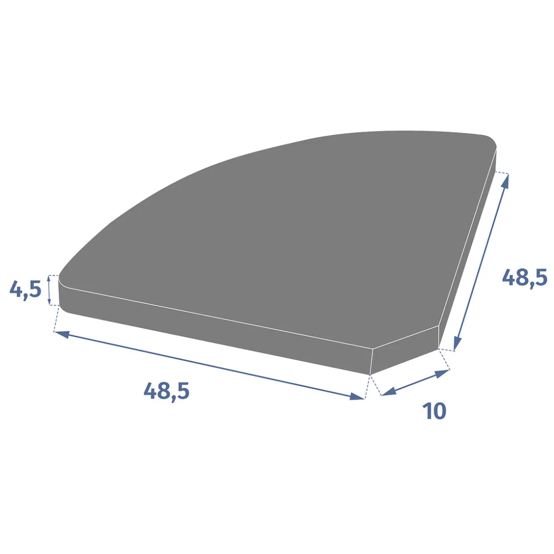 hespéride Parasol Y Bases>Base para parasol TIZENO gris 16kg
