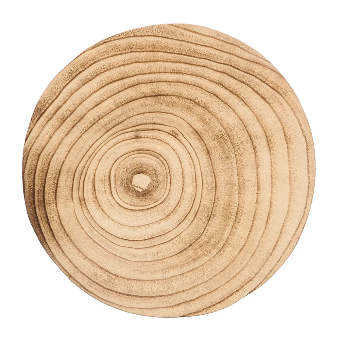Degustación>Base Redonda De Madera Quemada 28.5cm