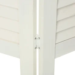 atmosphera Biombos|Estilo Rústico>Biombo Madera Blanco 170x40Cm