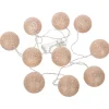 atmosphera4kids Iluminación>Bolas Led X10 Rosa Glitter 6cm