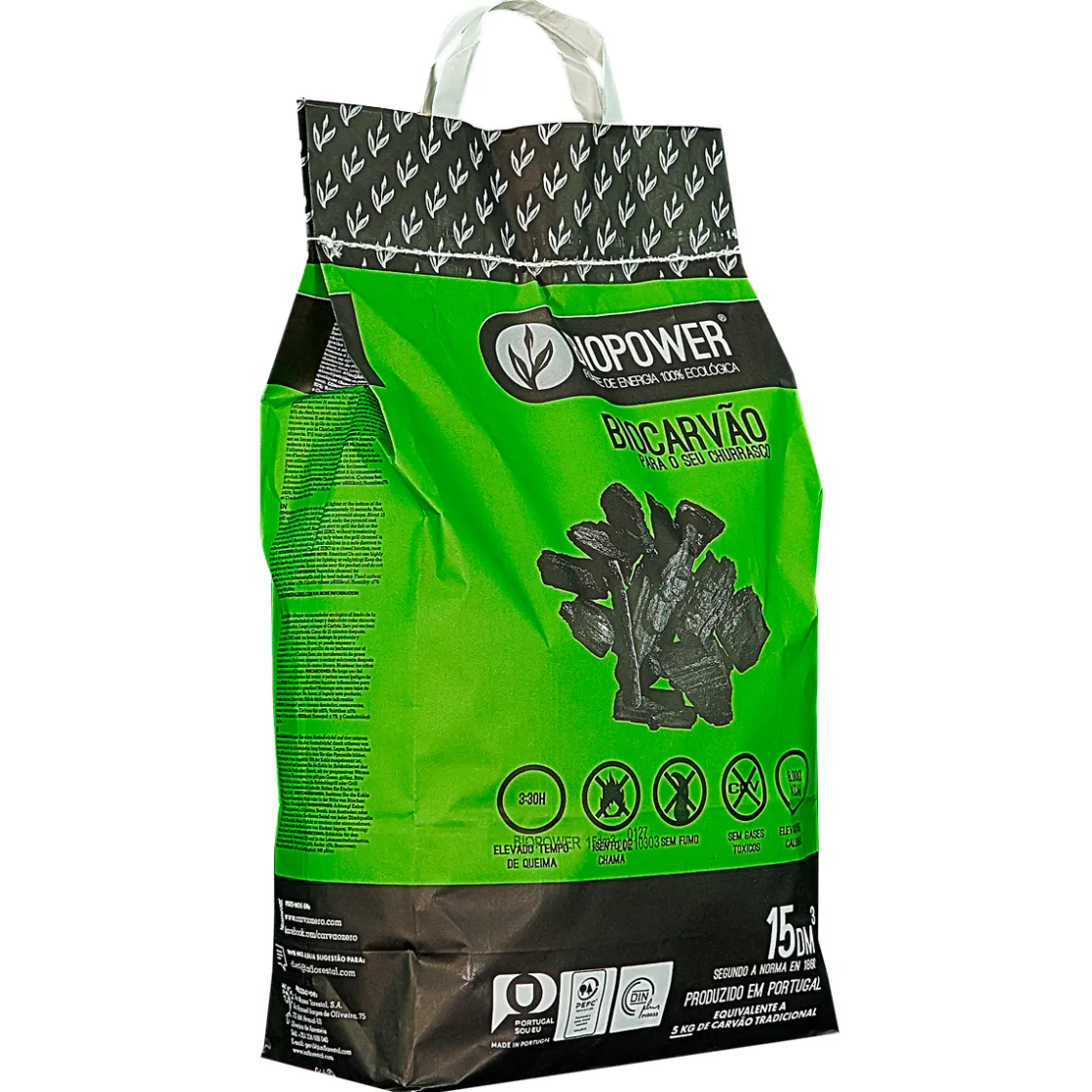 Barbacoas>Bolsa De Carbón Ecológico Biopower 15Dm3