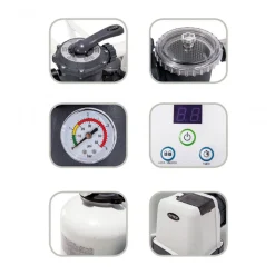 intex Piscinas Y Accesorios>Bomba Filtro De Arena 6.0M3/H