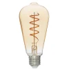 atmosphera Lámparas Y Alargadores>Bombilla Led Vintage Ámbar E27 St64 4W
