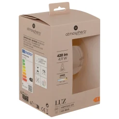 atmosphera Lámparas Y Alargadores>Bombilla Led Vintage Ámbar G95 2W E27