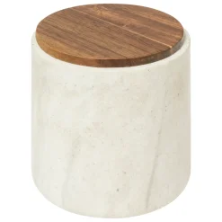 5five Accesorios De Lavabo>Bote para algodón CÔME beige