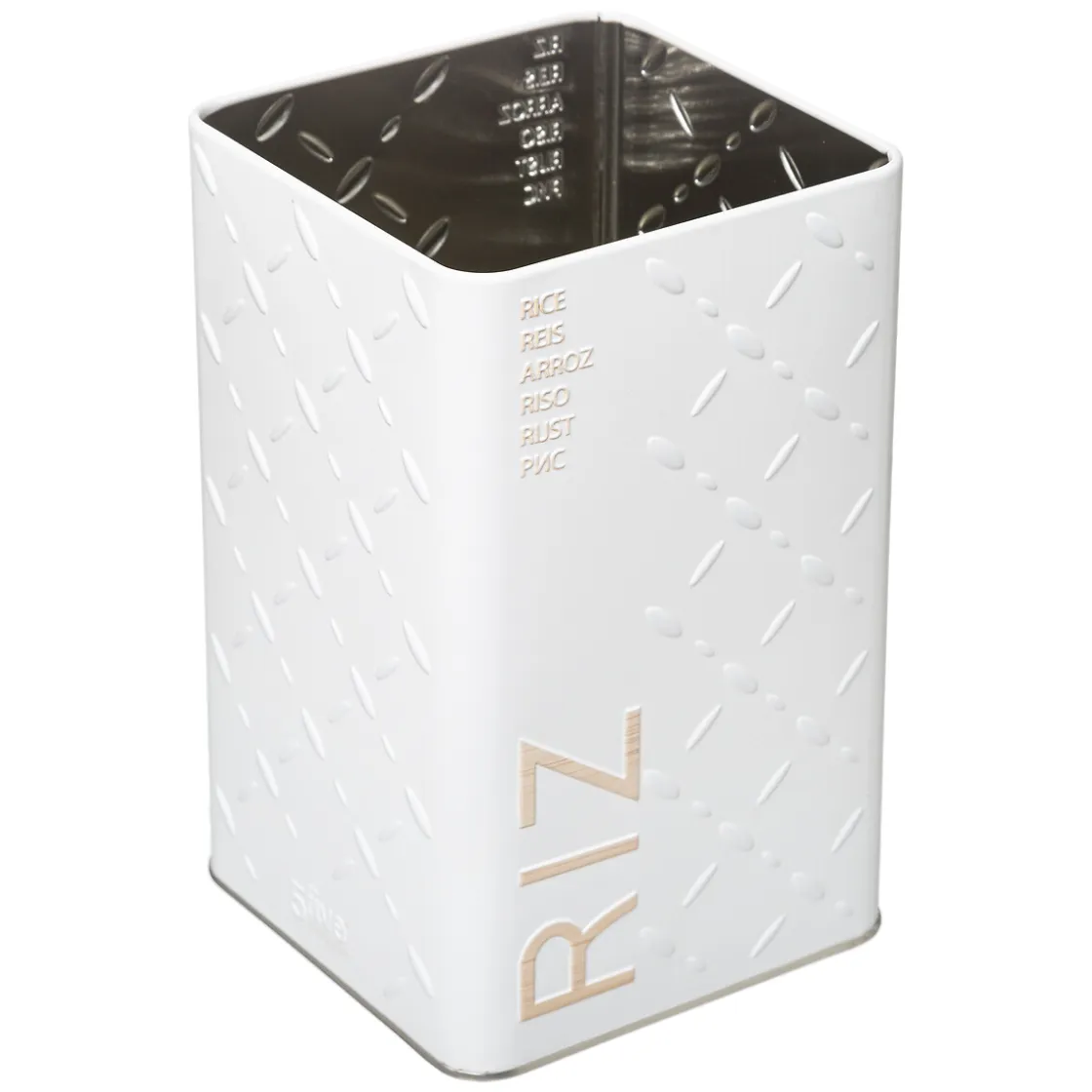 Cajas Y Frascos>Bote P/Arroz Scandi 10.5x10.5x18.5Cm