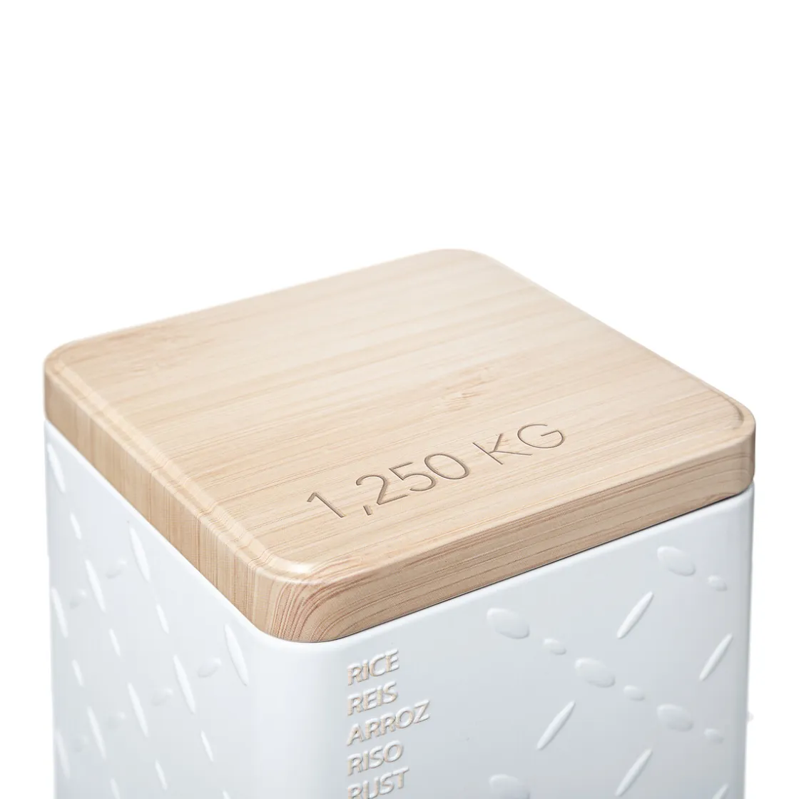 Cajas Y Frascos>Bote P/Arroz Scandi 10.5x10.5x18.5Cm