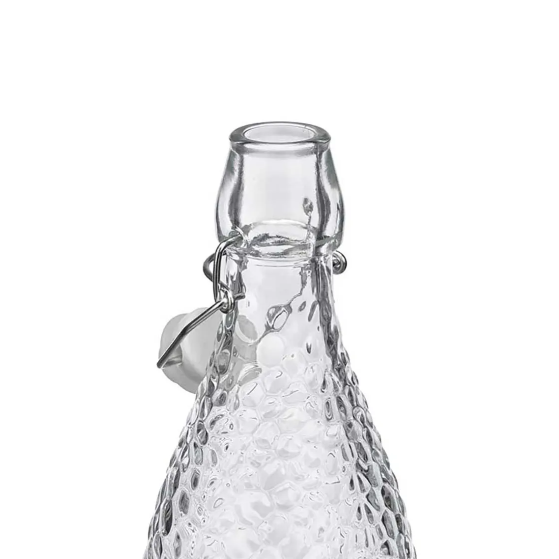 Jarros>Botella De Vidrio Rayas 1L