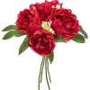atmosphera Plantas Y Flores Artificiales>Bouquet Con 4 Peónias 30Cm