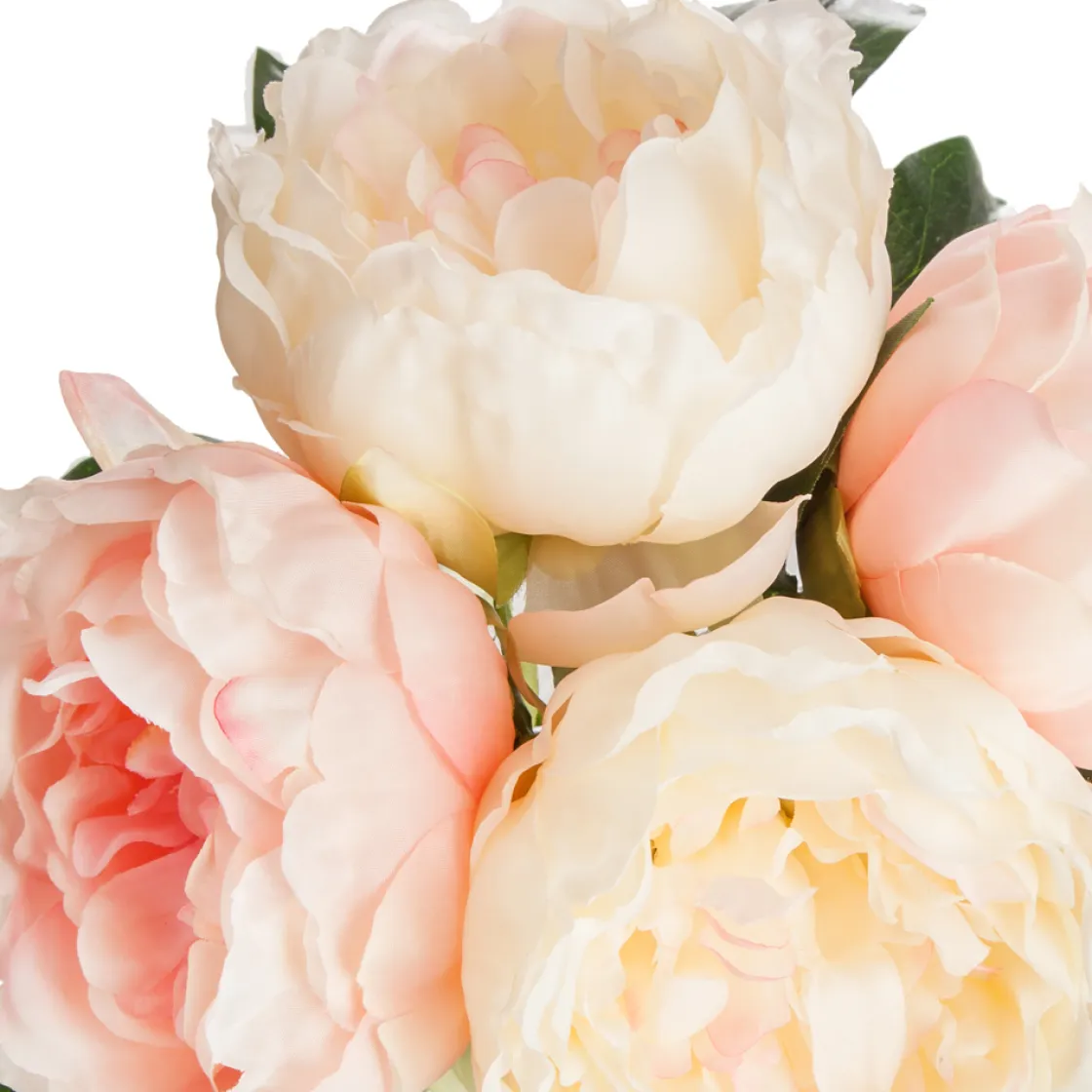 atmosphera Plantas Y Flores Artificiales>Bouquet Con 4 Peonías Color Rosa 30Cm
