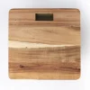 Accesorios De Baño>Báscula electrónica en madera de acacia