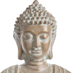 atmosphera Accesorios|Estilo Oriental>Buda Decorativo Blanco 25x19x39Cm