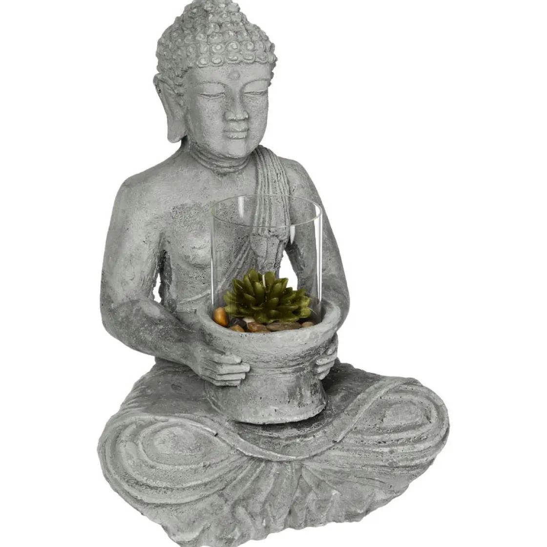atmosphera Accesorios|Estilo Oriental>Buda Decorativo 30x25x41.5Cm