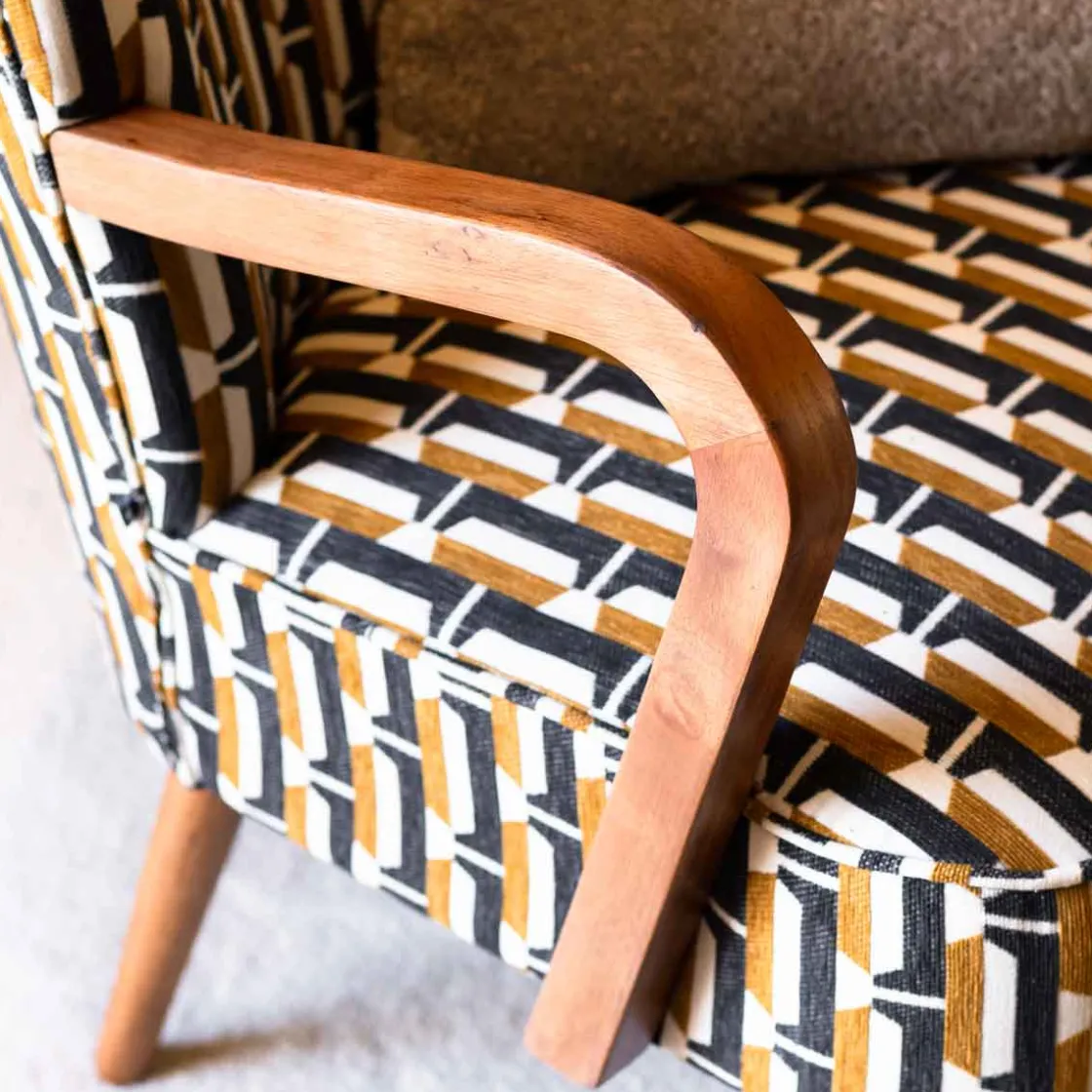atmosphera Sofás Y Sillones>Butaca CHIARA de tejido decorado