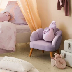 atmosphera4kids Mobiliario>Butaca Concha De Mar Violeta Claro