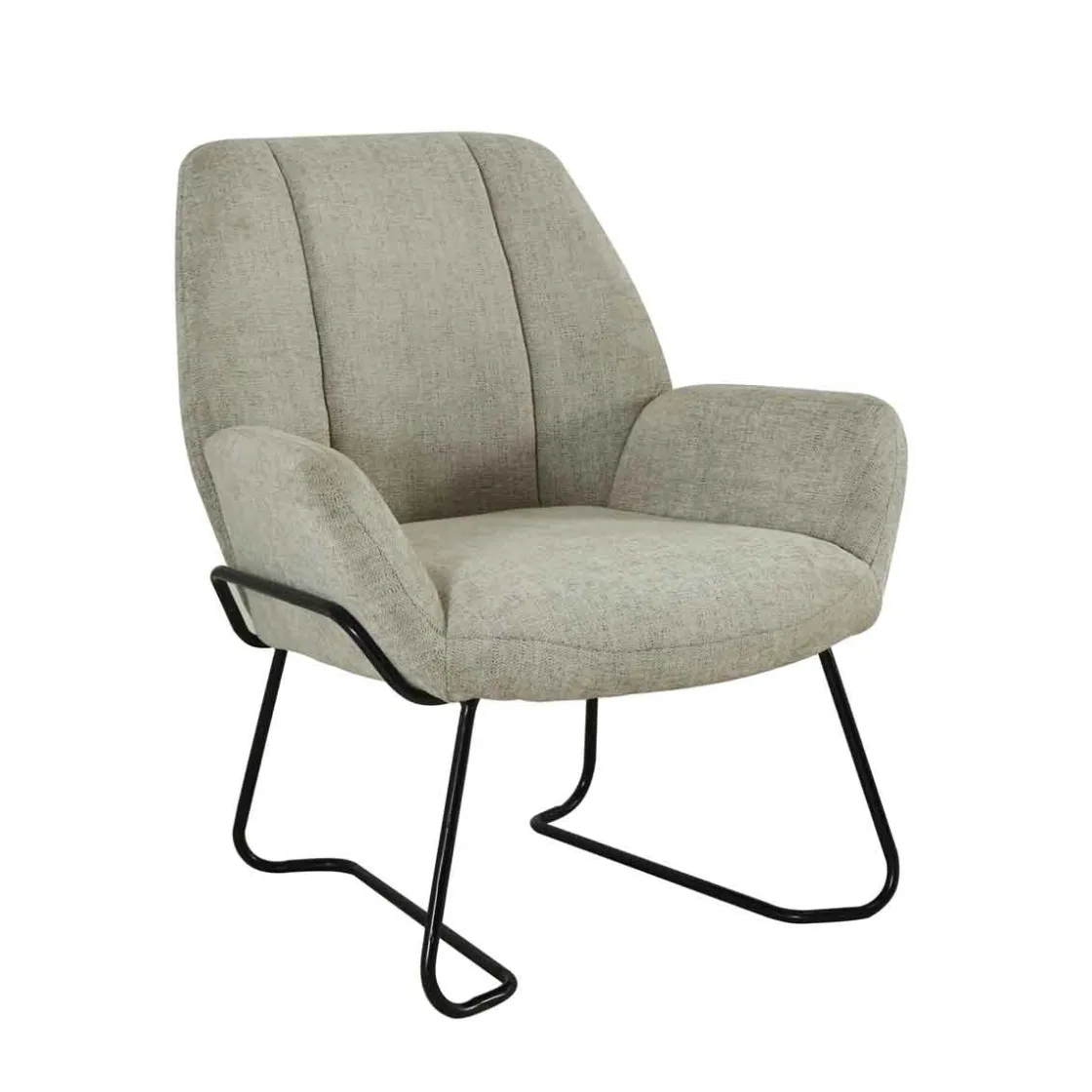 Sofás Y Sillones>Butaca MEDINA de tejido beige