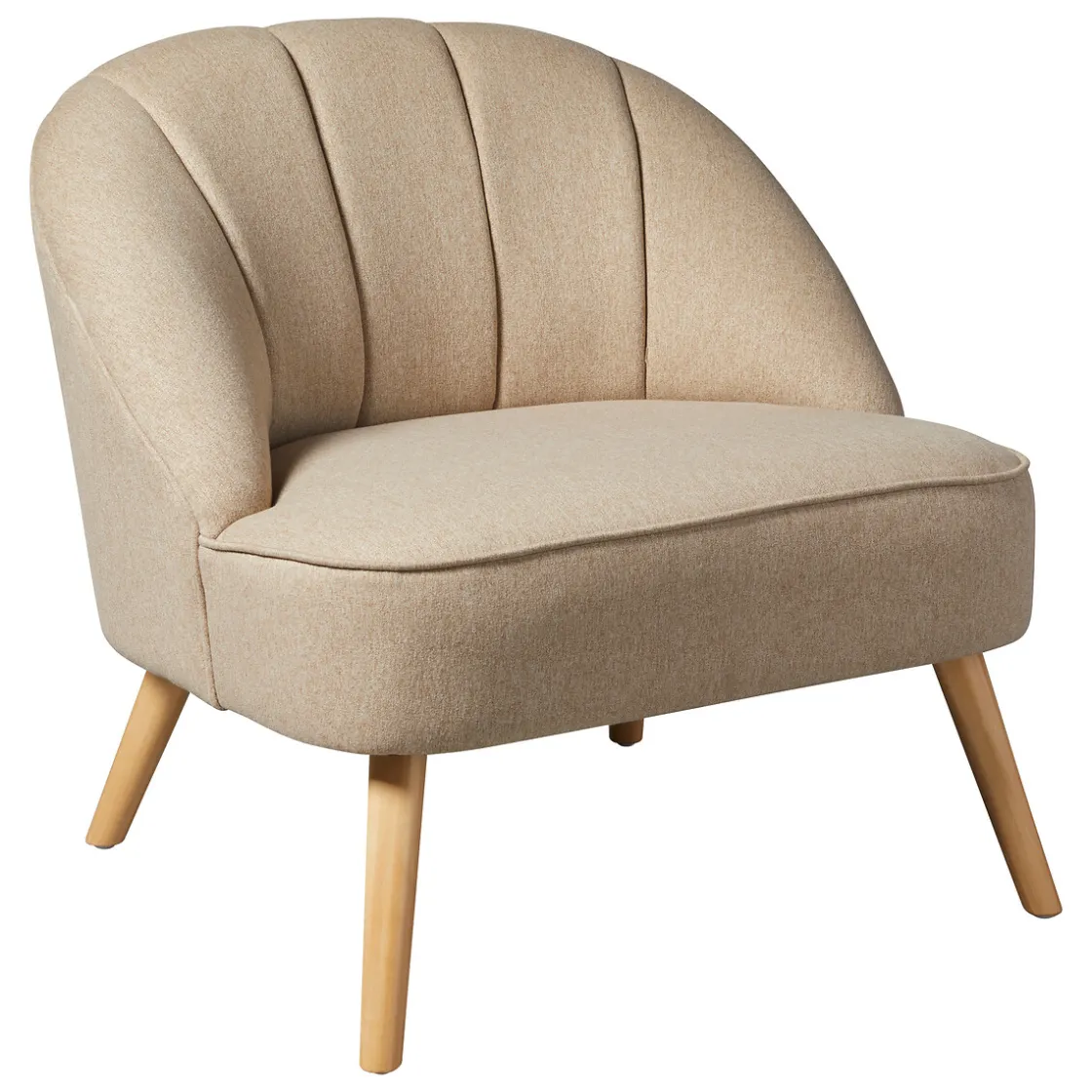 atmosphera Sofás Y Sillones|Estilo Rústico>Butaca NAOVA beige de madera