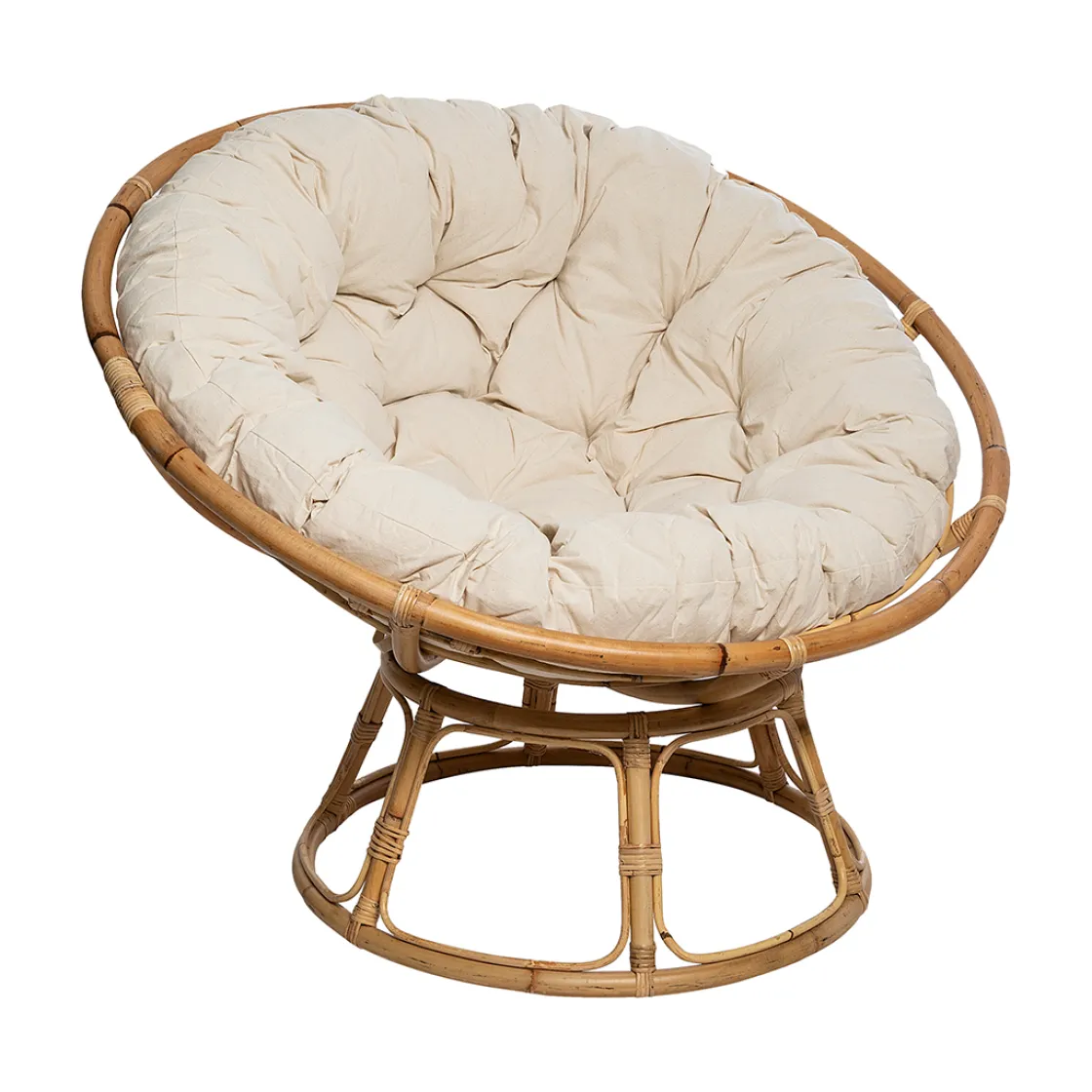 Sofás Y Sillones|Estilo Étnico>Butaca Papasan De Bambú Natural