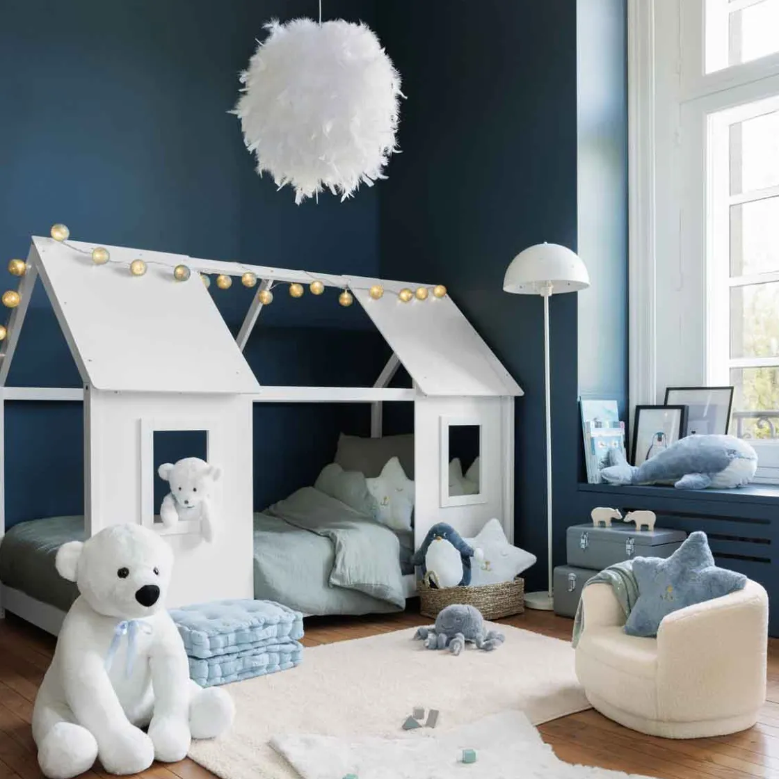 atmosphera4kids Mobiliario>Butaca SKY tejido bouclé blanco