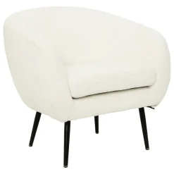 atmosphera Sillas, Sillones Y Bancos|Estilo Contemporaneo>Butaca SOLARO blanco de pelo