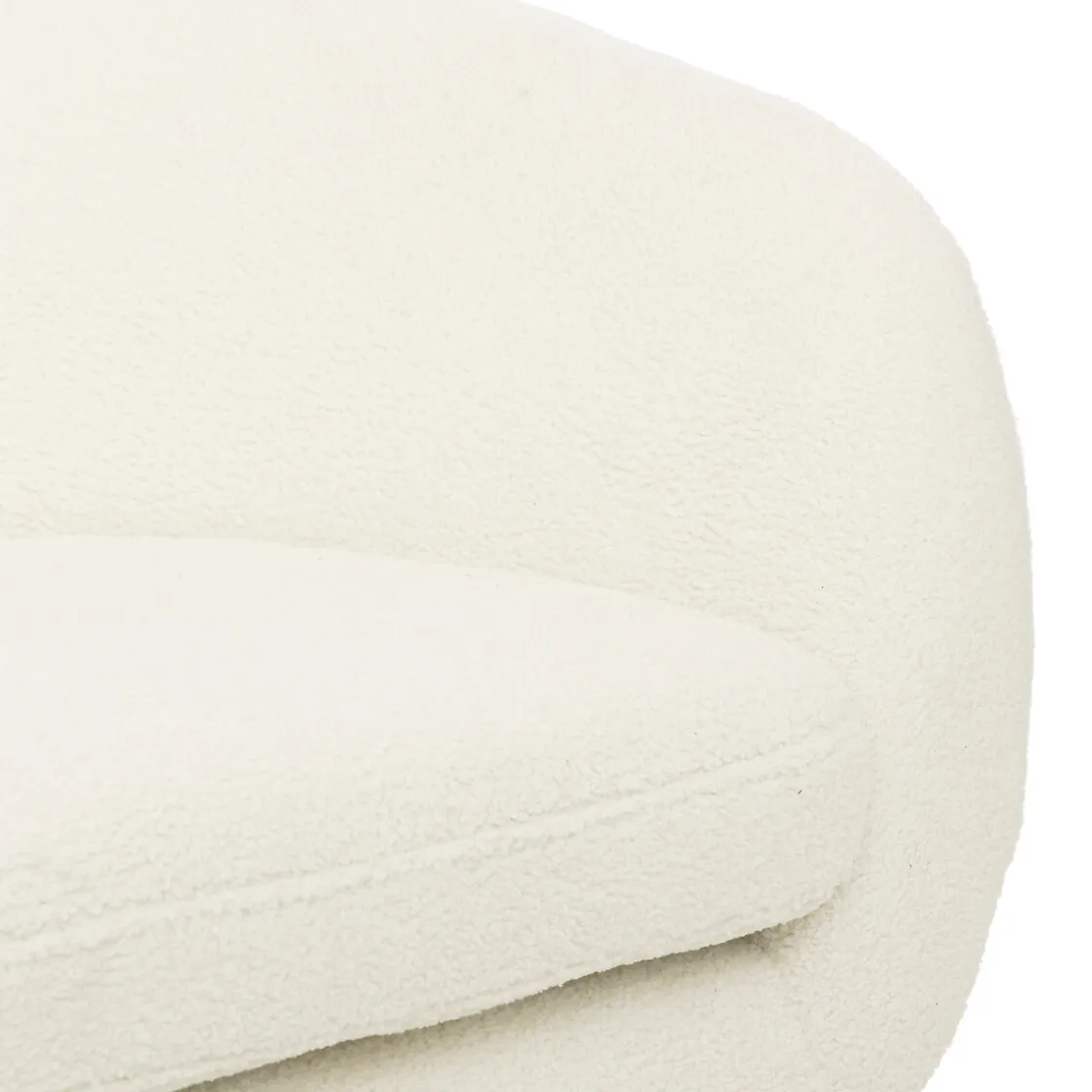 atmosphera Sillas, Sillones Y Bancos|Estilo Contemporaneo>Butaca SOLARO blanco de pelo