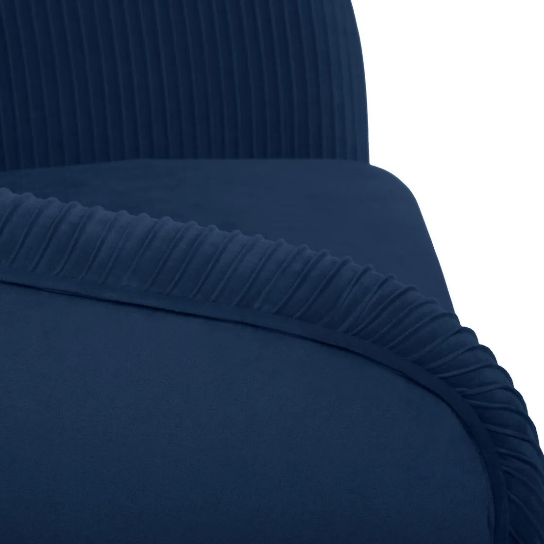 atmosphera Sofás Y Sillones>Butaca Solaro Slow Time Azul Oscuro De Terciopelo