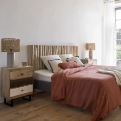 atmosphera Camas>Cabecero Jayden Beige Madera
