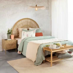 atmosphera Camas>Cabecero SEA VIEW beige 160x6x90cm